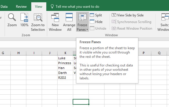 excel hack 5