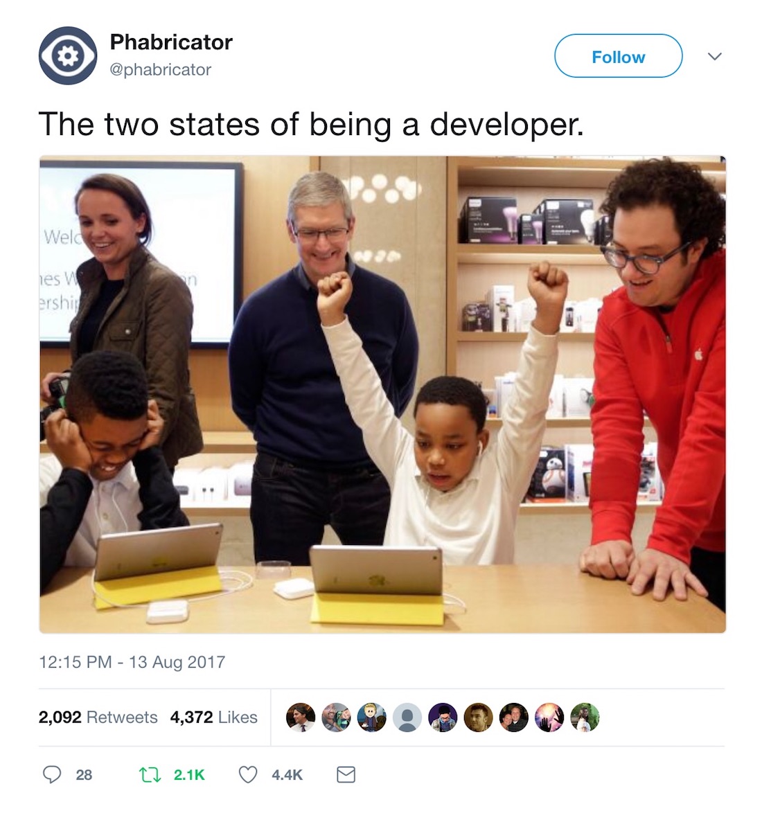 two states of being a developer